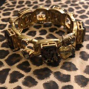 Betsey Johnson Gold Cheetah Bracelet